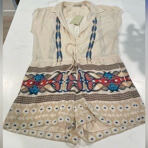 Tangerine NYC Lined Romper - NWT